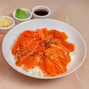 Meal card cover for: Salmon Bowl