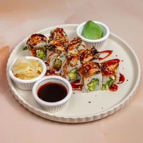 Meal card cover for: Unagi EEL Philadelphia Roll - 8 Pcs