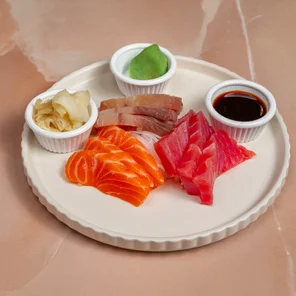Meal card cover for: Assorted Mix Sashimi Platter -9 Pieces