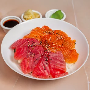 Meal card cover for: Salmon and Tuna Bowl
