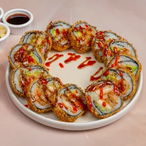 Meal card cover for: Spicy Crunchy Fry Sushi Set (12 Pcs)