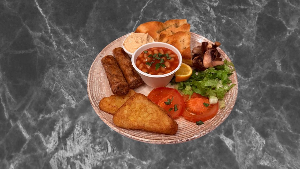 Meal card cover for: Our Vegan English Breakfast