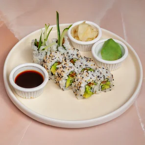 Meal card cover for: Vegan Roll - 8 Pcs