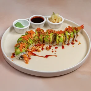 Meal card cover for: Green Dragon Roll - 8 Pcs
