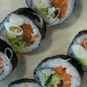 Meal card cover for: Salmon and Mix Futo Roll- 6 Pcs