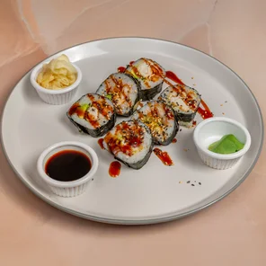 Meal card cover for: Chicken Katsu and Avocado Futo Roll - Pcs