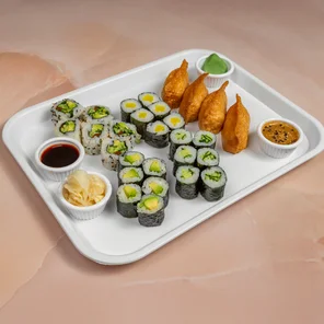 Meal card cover for: Vegan Platter Large (30 Pcs)