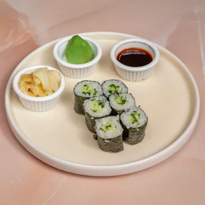 Meal card cover for: Cucumber Maki - 6 Pcs