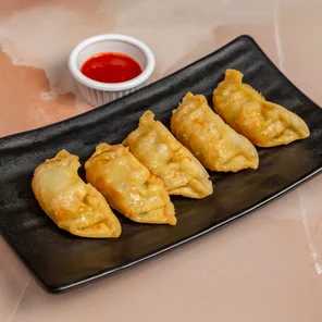 Meal card cover for: Prawn (Ebi) Gyoza