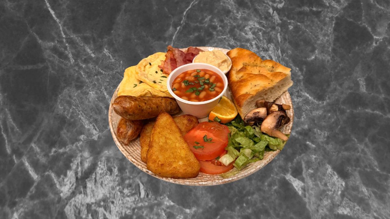 Meal card cover for: Our English Breakfast