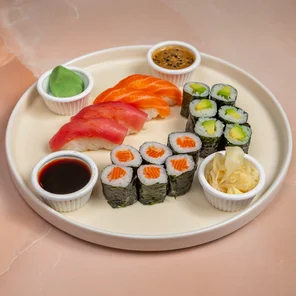 Meal card cover for: Nigiri and Maki Mix Sushi Box