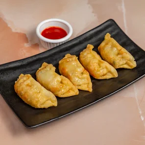 Meal card cover for: Duck Gyoza
