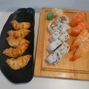 Meal card cover for: Lunch Special Gyoza & Sushi Set