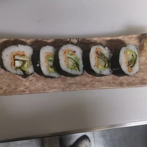 Meal card cover for: Vegetarian Roll (V)