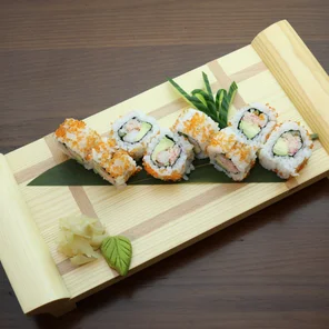 Meal card cover for: California Roll