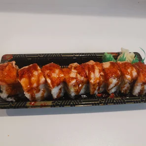 Meal card cover for: Salmon Fusion Roll (8 Pcs)