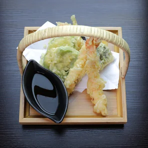 Meal card cover for: Mixed Tempura