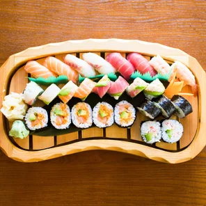 Meal card cover for: Sushi Deluxe Set (26 Pcs)
