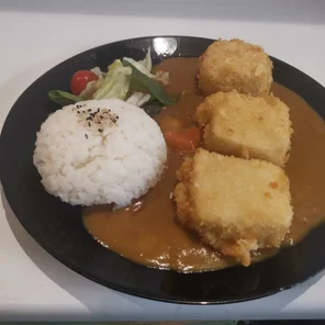 Meal card cover for: Tofu Steak Curry (V)