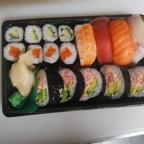Meal card cover for: Sushi Set 1 (17 Pcs)
