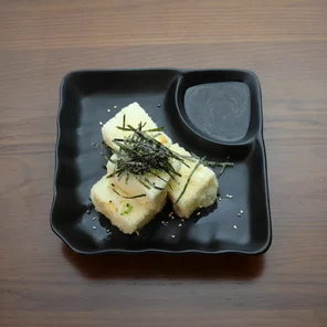 Meal card cover for: Agedashi Tofu (V)