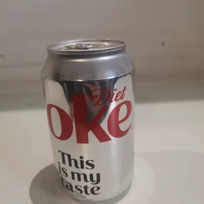 Meal card cover for: Diet Coke