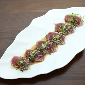 Meal card cover for: Tuna Tataki