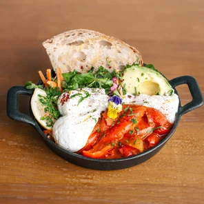 Meal card cover for: Shakshuka