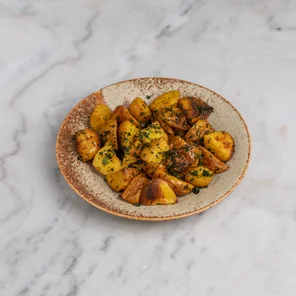Meal card cover for: Potato hash