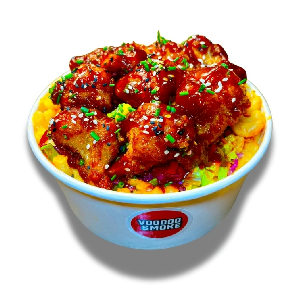 Meal card cover for: Sweet Chilli BBQ Cauli Wings - Mac and Cheese