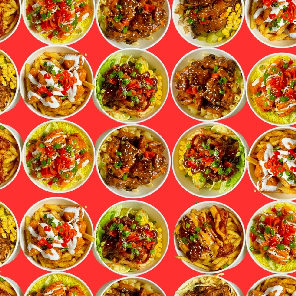 Meal card cover for: Voodoo BBQ Bowls Bundle for 30