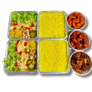 Meal card cover for: Voodoo Rice Platter (Feeds 10 - 12)