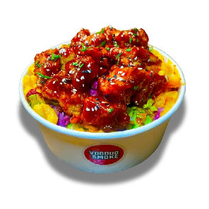 Meal card cover for: Hickory BBQ Chicken - Mac and Cheese