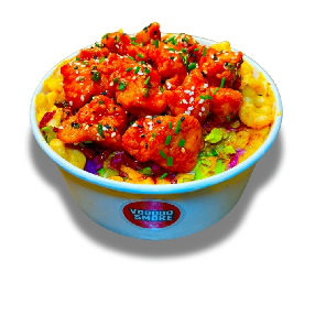 Meal card cover for: Buffalo Chicken - Mac and Cheese