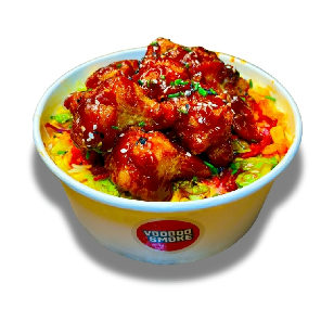 Meal card cover for: Sweet Chilli BBQ Cauli Wings (Vegan) - Southwestern Rice