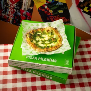 Meal card cover for: Garlic flatbread