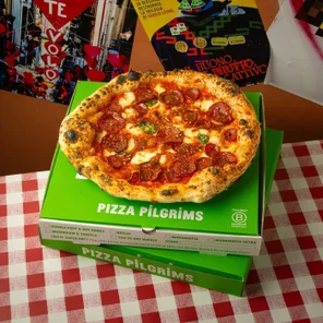 Meal card cover for: Double Pepperoni & Hot Honey