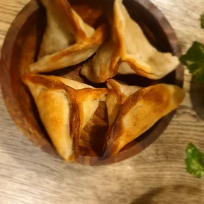 Meal card cover for: Spinach Fatayer (VE) (N) (4 pieces)