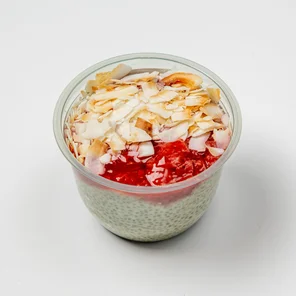 Meal card cover for: Strawberry Matcha Chia Pudding Pot