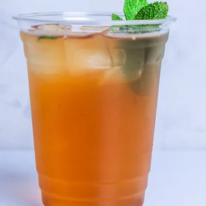 Meal card cover for: Mango iced black tea