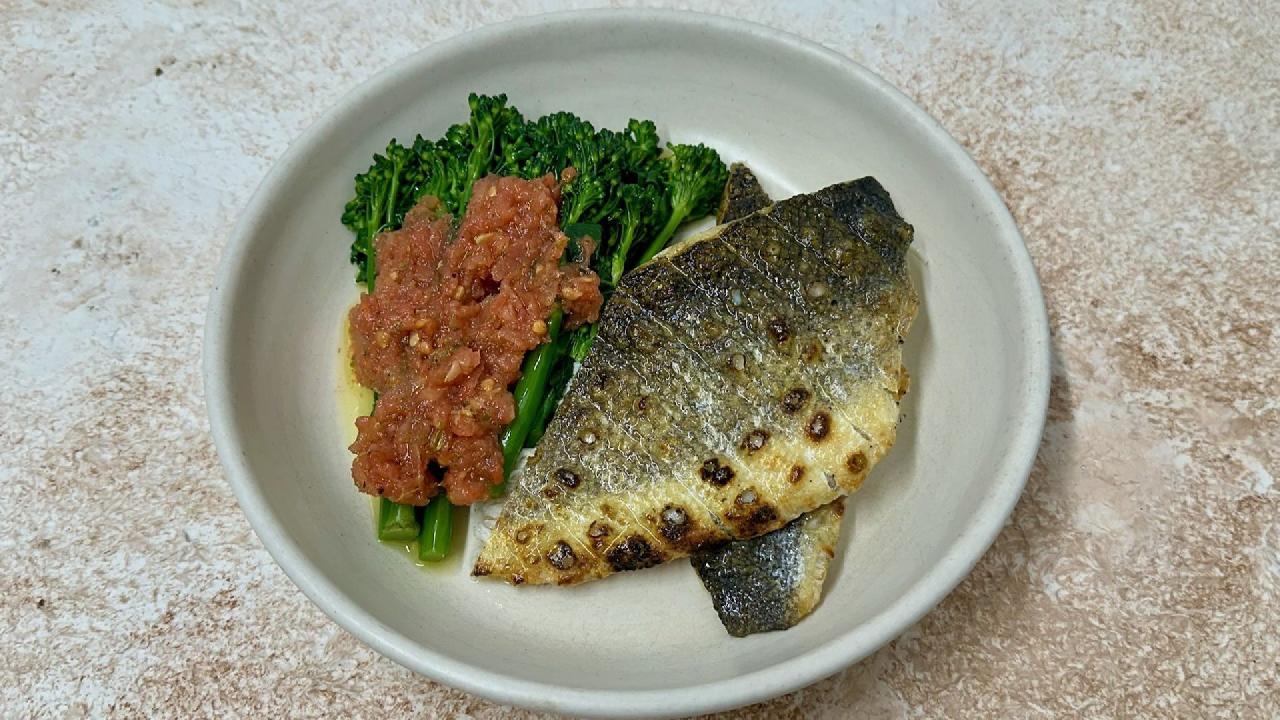 Meal card cover for: Fish & Greens