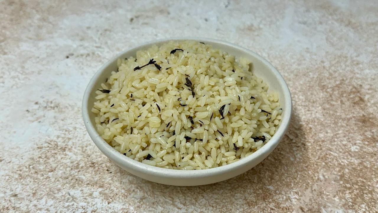 Meal card cover for: Herbed Rice Pilaf (v)