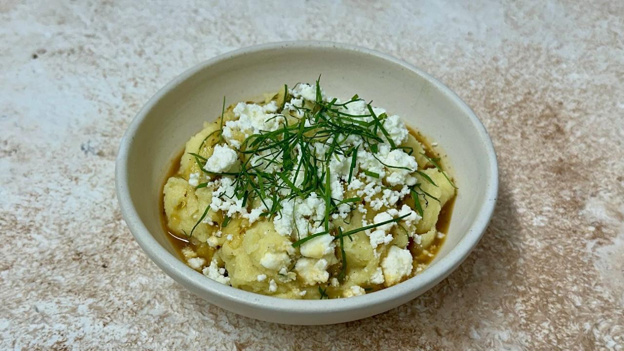 Meal card cover for: Potato Puree