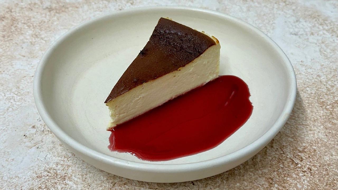 Meal card cover for: Baked Cheesecake