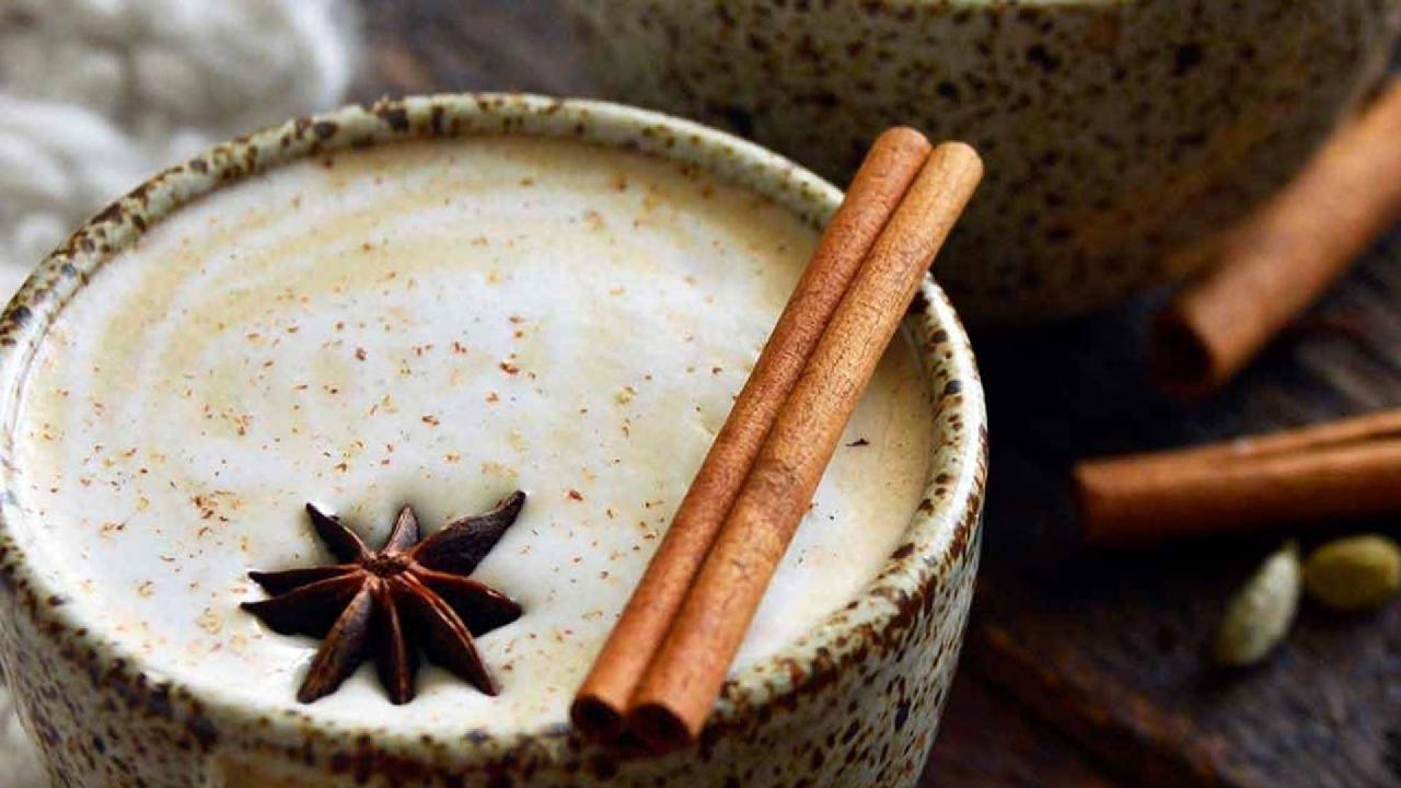 Meal card cover for: Chai latte
