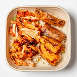 Meal card cover for: Spanish Citrus Bowl