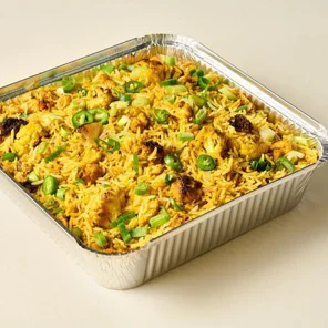 Meal card cover for: Cauliflower Biryani
