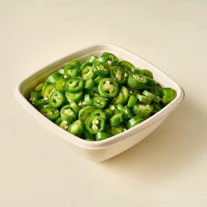 Meal card cover for: Green Chillies