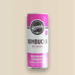 Meal card cover for: Remedy Raspberry Lemonade Kombucha