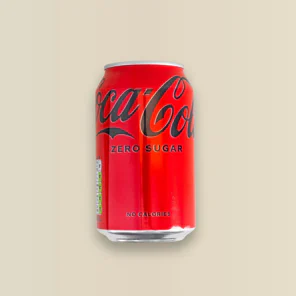 Meal card cover for: Coke Zero